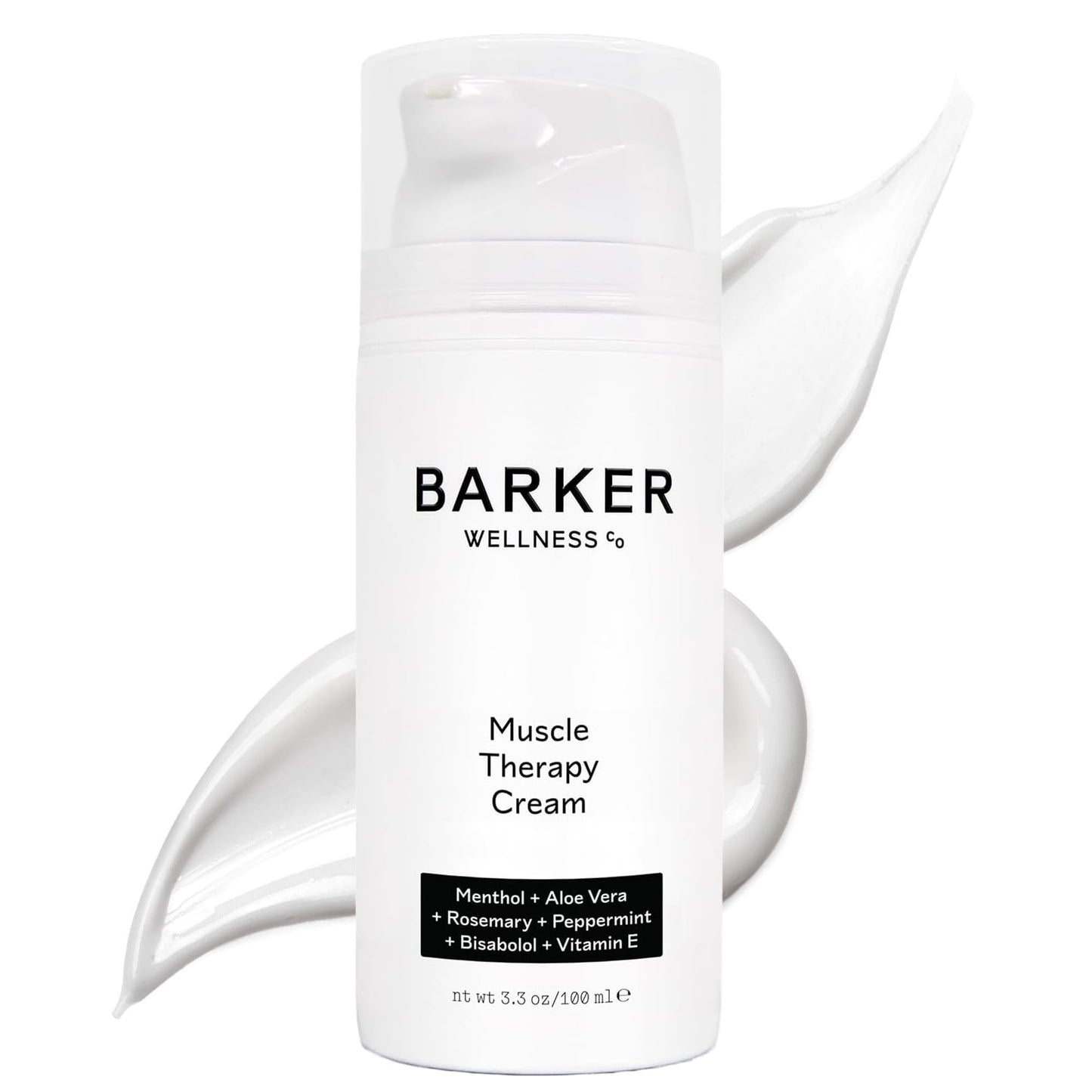 Barker Wellness Muscle Therapy Cream – Joint & Muscle Relief, Menthol