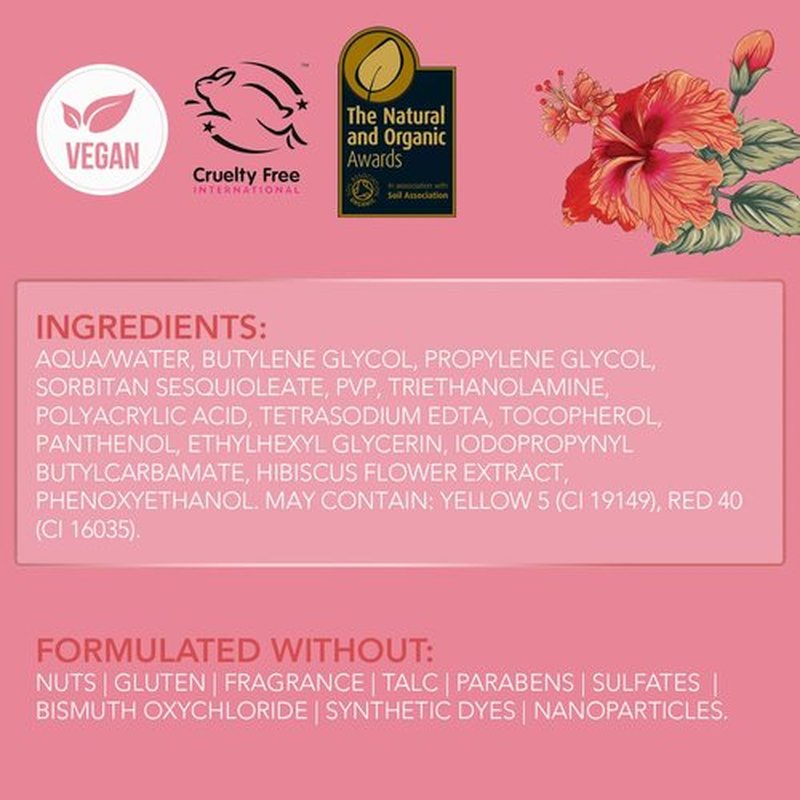 Rachel Couture Liquid Blush for Radiant, Glowing Cheeks | Vegan & Cruelty-Free | Hibiscus Extract Infused - 0.50 Oz - Sunset