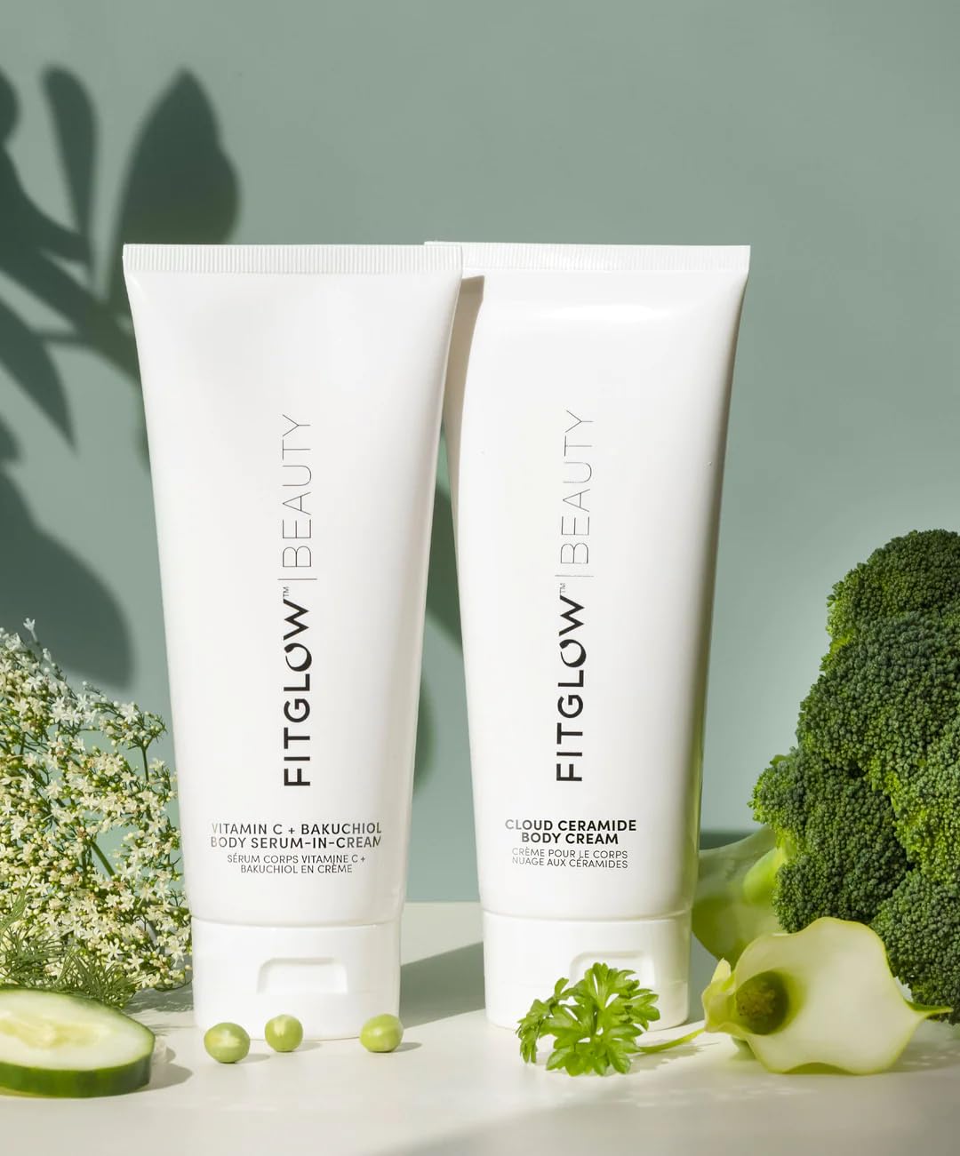 FITGLOW Beauty Cloud Ceramide Body Cream | Ultra-Hydrating Skin Restorer with Ceramides + Hyaluronic Acid | Replenishes Moisture, Plumps & Firms | Lightweight, Fast Absorbing | 200ml / 6.8oz