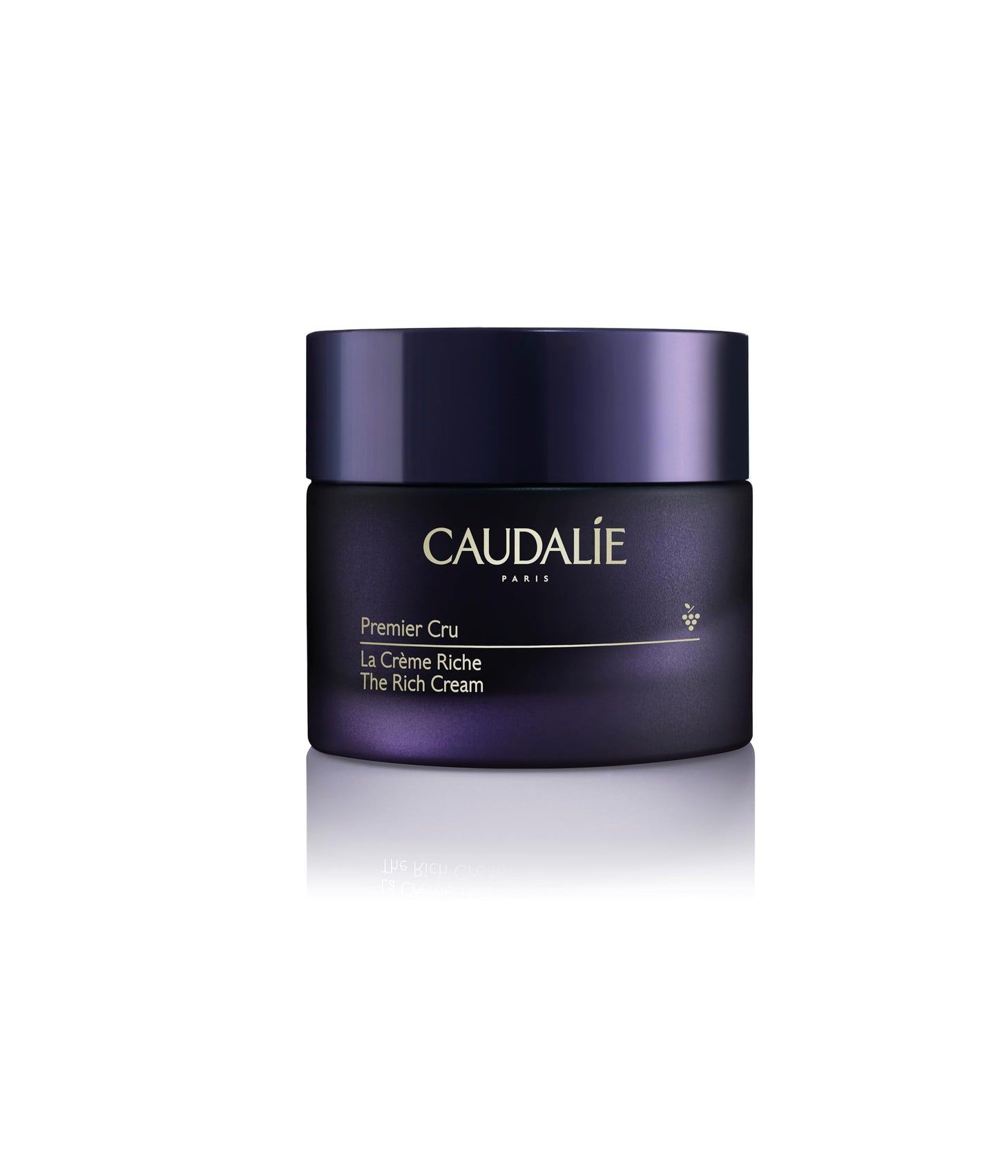 Caudalie Premier Cru Skin Barrier Rich Moisturizer with Bio Ceramides and Hyaluronic Acid, Deeply Moisturizing Face Cream, Refillable 1.6 oz