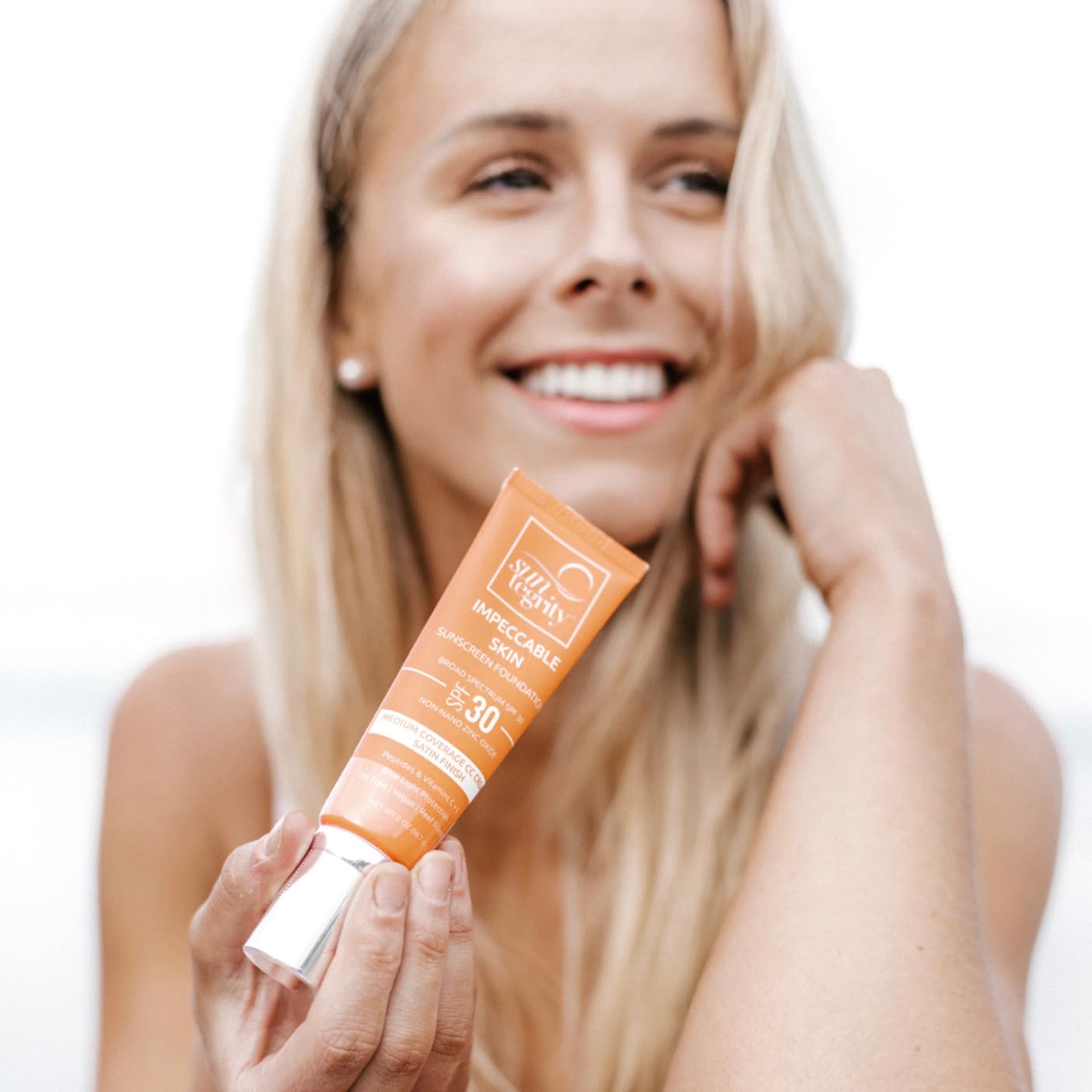 Suntegrity Impeccable Skin - Tinted Sunscreen, Broad Spectrum SPF 30 (Ivory) - 2 oz