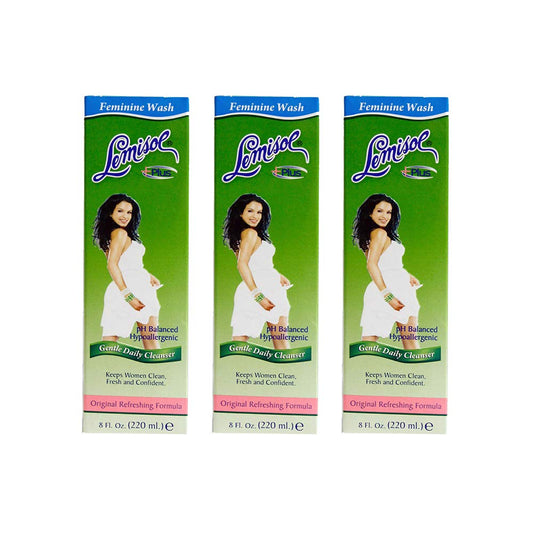 Lemisol Plus, Gentle Daily Cleanser, original refreshing formula - 16 oz(pack of 3)
