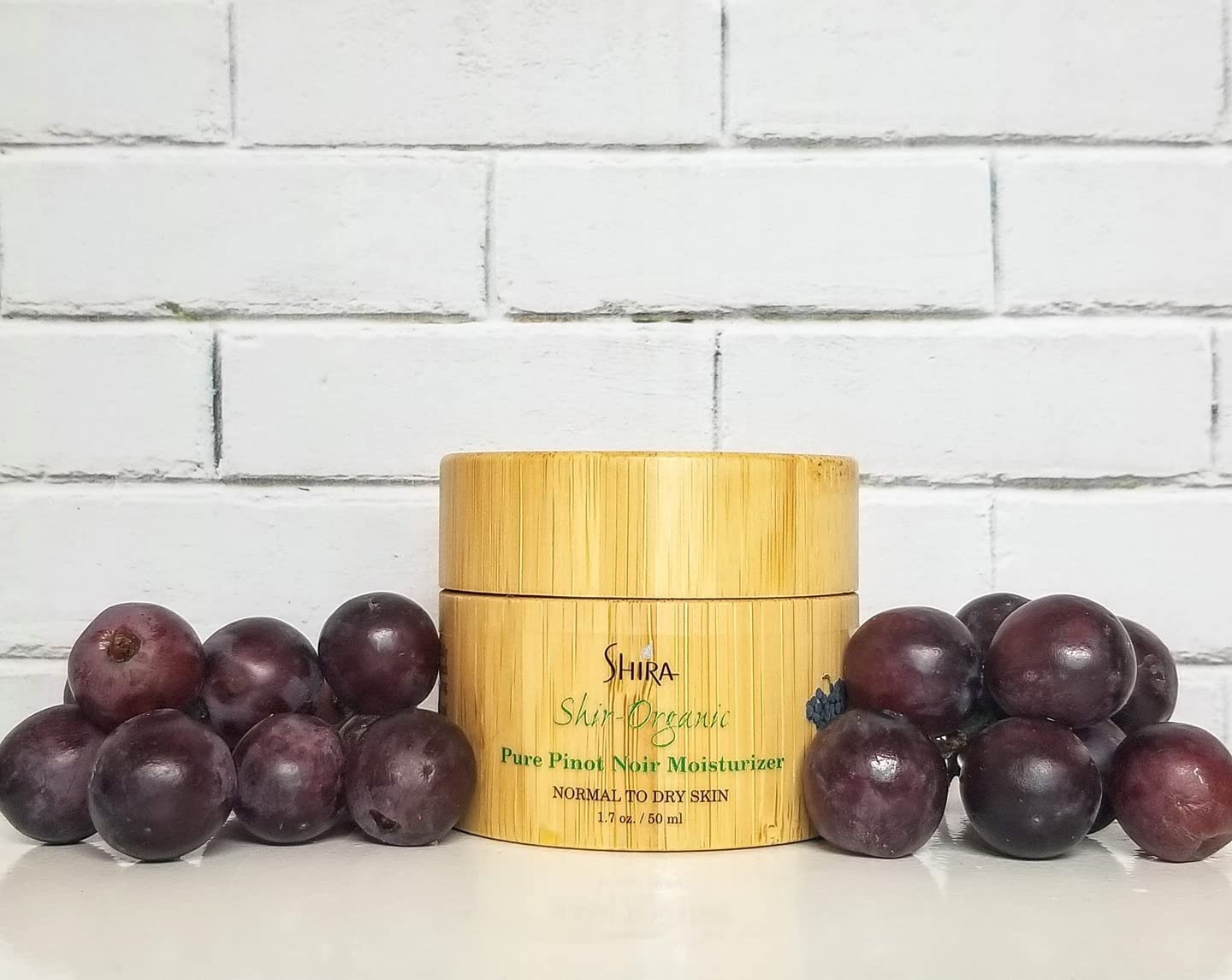Shira Shir 50ml Organic Pinot Noir Moisturizer for Normal to Dry Skin – Hydrating Facial Cream with Natural Ingredients, Anti-Aging, Nourishing Skin Care for Dry Skin, Organic Skin Care Treatment