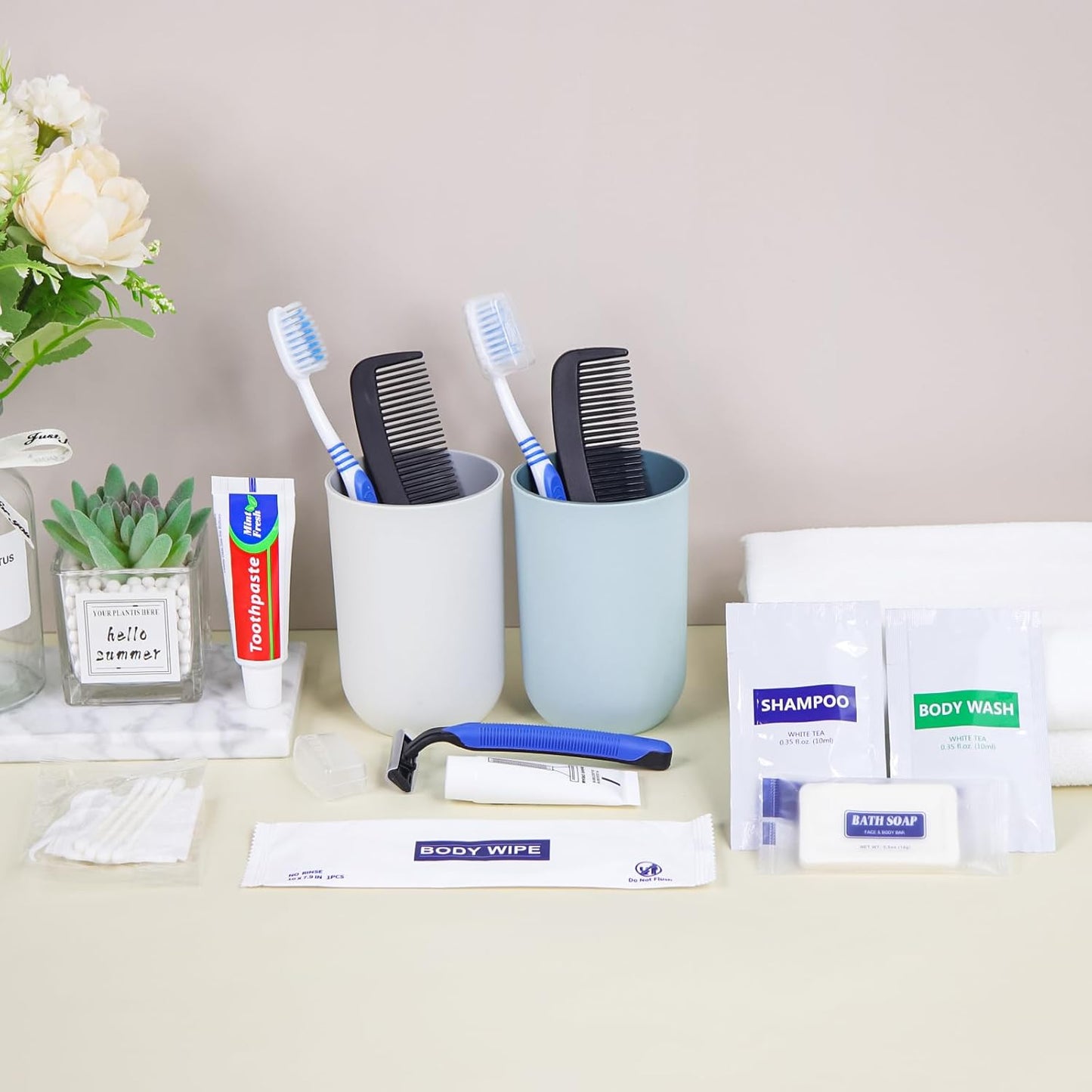 Toiletry Kits for Personal Hygiene - Individually Packed Care Package Supplies for Homeless | Bulk Set