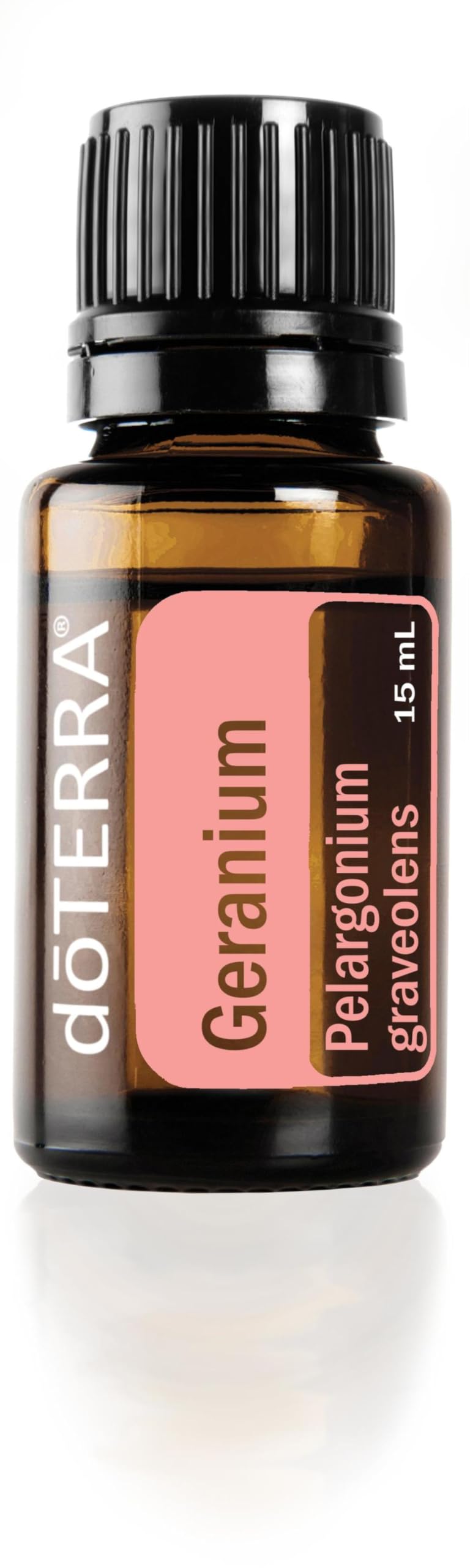 doTERRA Geranium Essential Oil - Promotes the Appearance of Clear, Healthy Skin, Naturally Repels Insects, Gives Hair a Vibrant, Healthy Glow; For Diffusion, Internal, or Topical Use - 15 ml