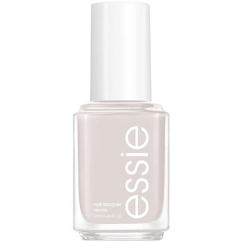 essie Nail Polish, Salon-Quality Cool Light Gray Nail Polish, Vegan, Cut It Out, 0.46 fl oz