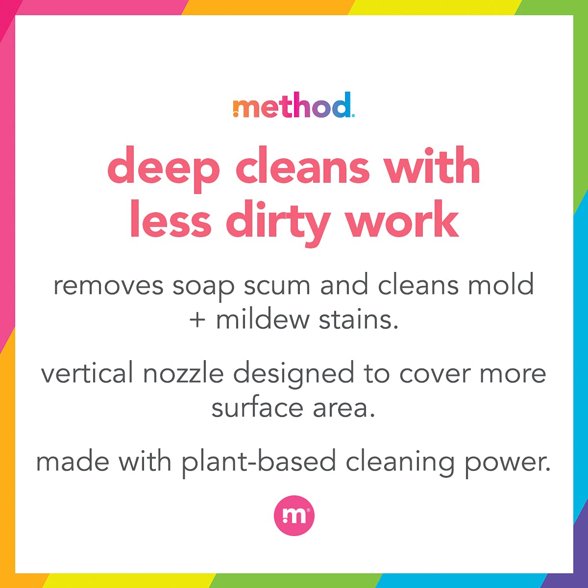 Method Bathroom Cleaner, Removes Mold + Mildew Stains, Eucalyptus Mint, 28 Fl Oz (Pack of 4)