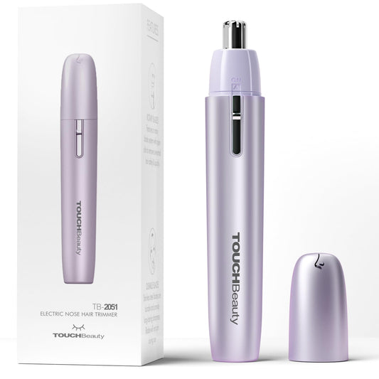 TOUCHBeauty Portable Ear Nose Hair Trimmer for Women, Nose Trimmer Women, Nose Hair Trimmer, Ear and Nose Hair Trimmer Clipper for Men Women, Mini Sized Battery Powered, Easy Cleansing