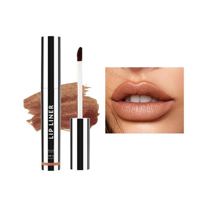 Coolord Lip Liner Lip Stain,Peel off Lip Liner Stain,Long Lasting Lip Stain Peel Off,Waterproof,Transfer-Proof, High Pigmented Color Lip Stains for Women Peel Off (02, #)