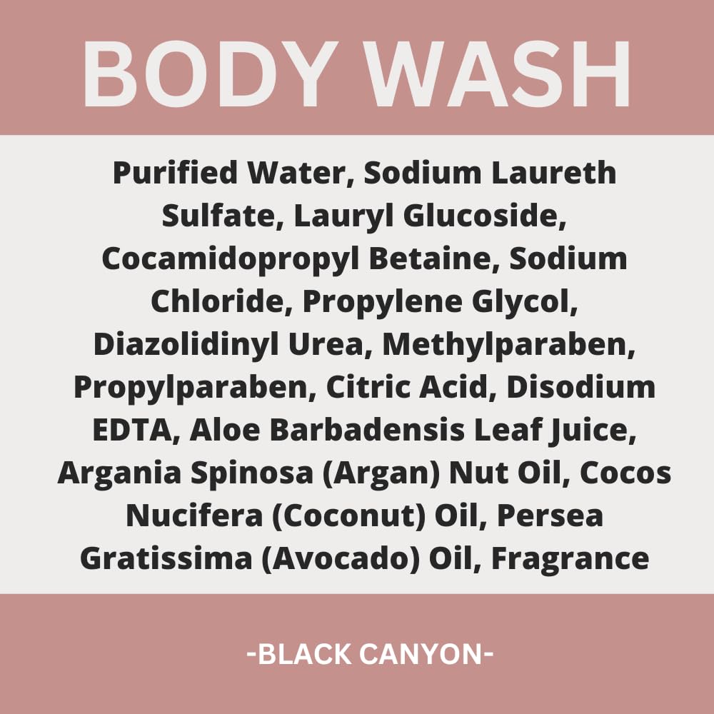 Black Canyon Night Blooming Jasmine Scented Body Wash, 16 Oz