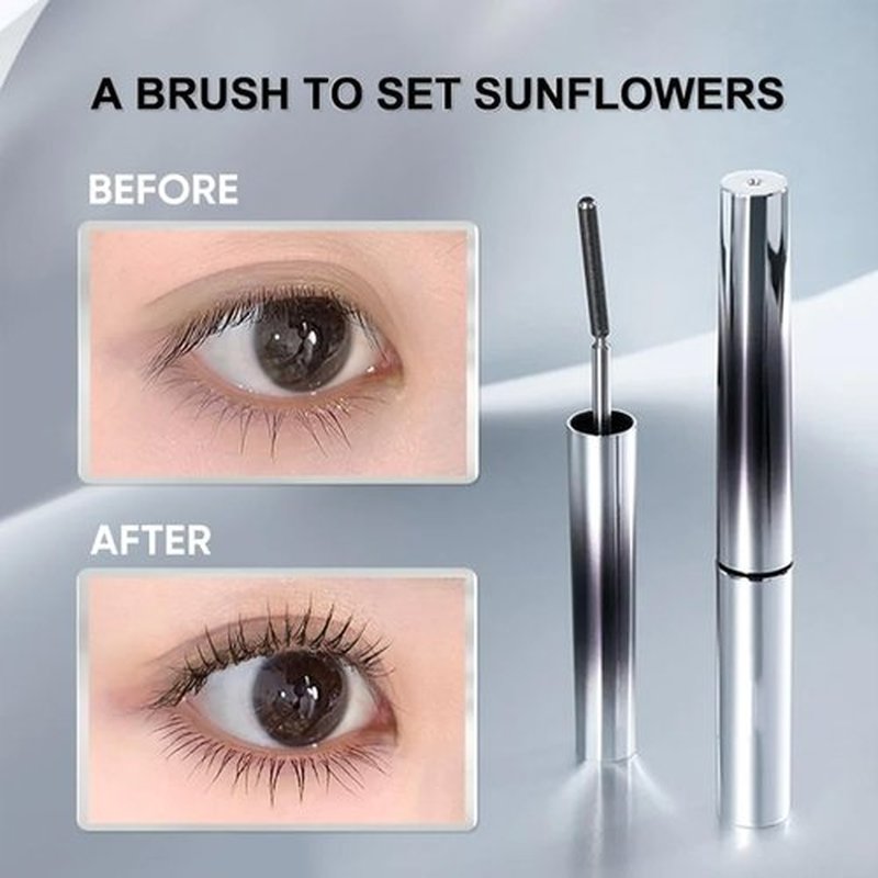 Chromamascara Mascara - Chromamascara, Chromamascara Waterproof, Chromamascara Beautiful, Washable Metal Rod Mascara, 3D Curling Eyelash Iron Extensions Mascara, Waterproof, Long Lasting (Mix/4, 1)