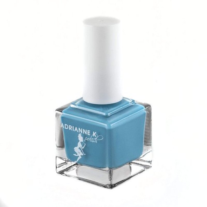 ADRIANNE K, NONTOXIC 7 FREE BRIGHT BLUE NAIL POLISH, BLUE BUTTERFLY, .51 FL OZ. GEL ALTERNATIVE