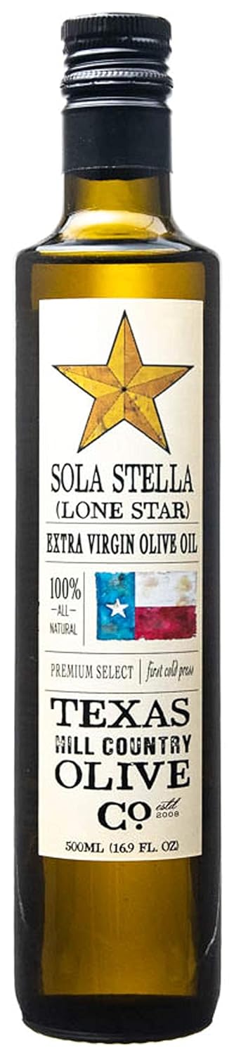 Sola Stella Extra Virgin Olive Oil - Cold Pressed Gourmet EVOO | Smooth & Buttery Taste - Perfect for Cooking & Baking (16.9 oz)