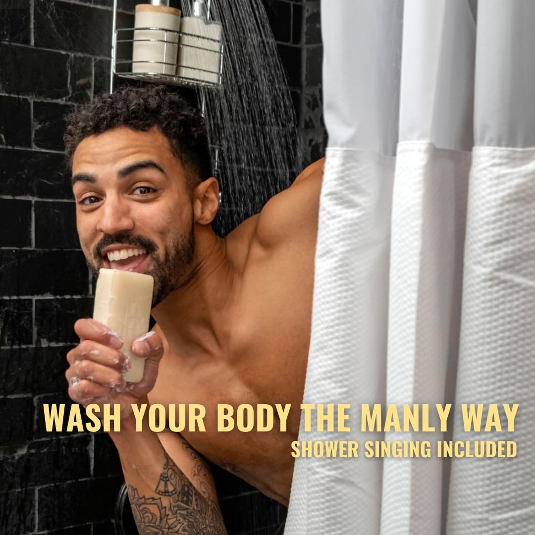 San Francisco Soap Company Siberian Fir Fragrance Man Bar - Hydrating - No Harmful Chemicals - Good for all Skin Types - Made in the USA