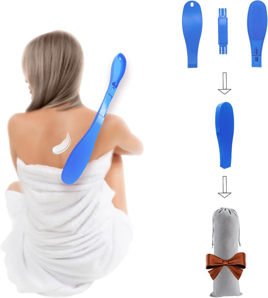 Back Scratcher & Lotion Applicator - Long Handled Sponge for Seniors | Daily Living Aid