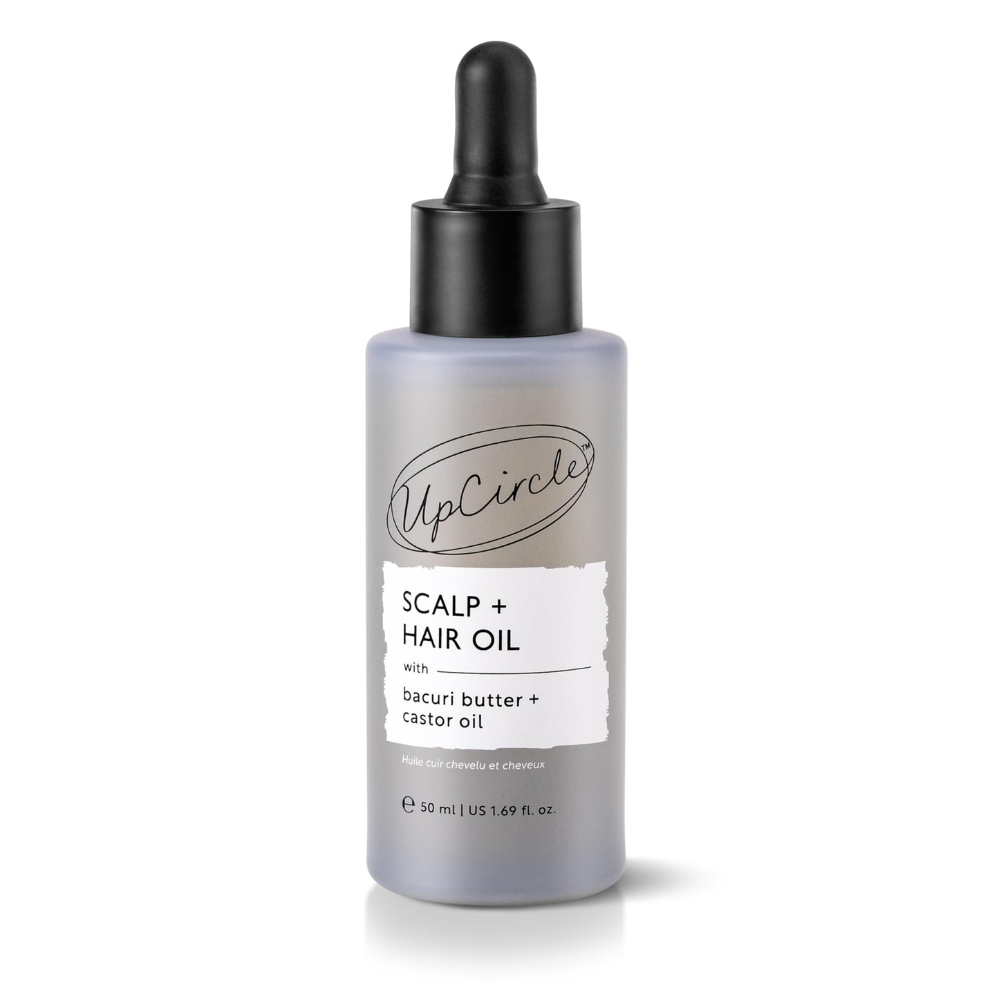 UPCIRCLE Scalp + Hair Oil 50ml – Targets Dryness + Damage - Bacuri Butter Restores + Repairs + Rosemary Oil Promotes Hair Growth - Vegan + Cruelty-Free