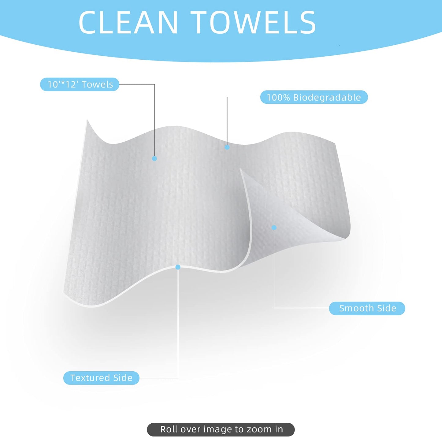 Atitifope Disposable Face Towels,50 Counts/Box