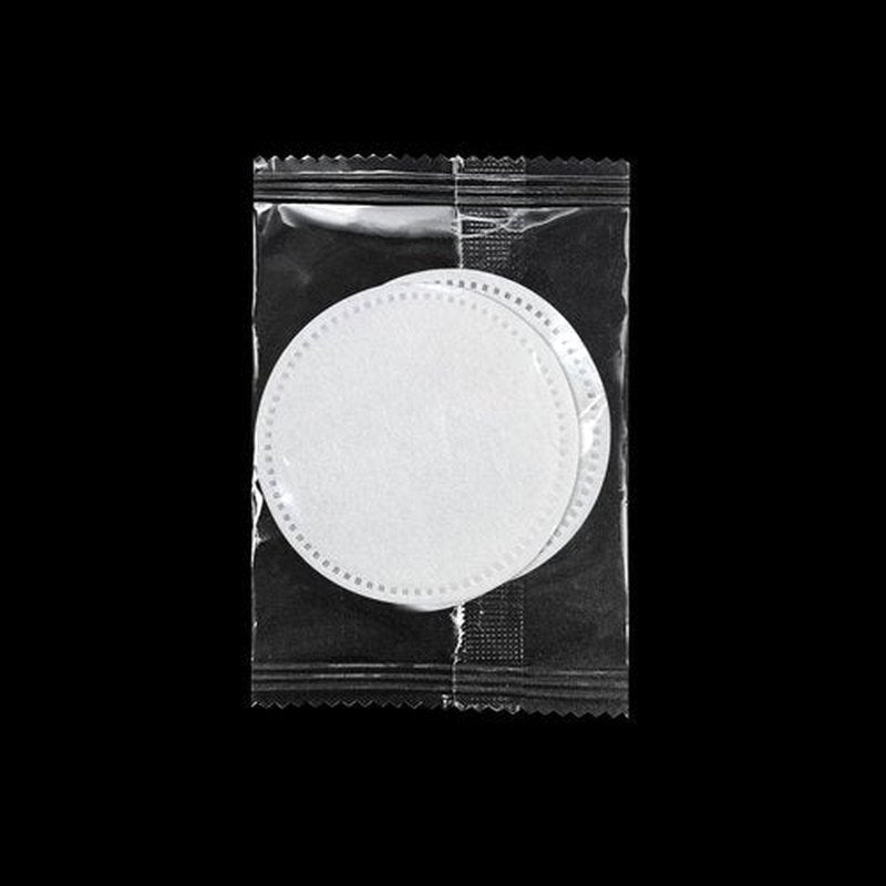 (30 Pcs) Kheoxusa Individually Wrapped Cotton,Individually Wrapped Cotton Pads,Individually Wrapped Cotton Rounds,Cotton Pads for Face Individual Wrap,Hotel Personal Care Kit Sachet Wrap-2pcs pads/set