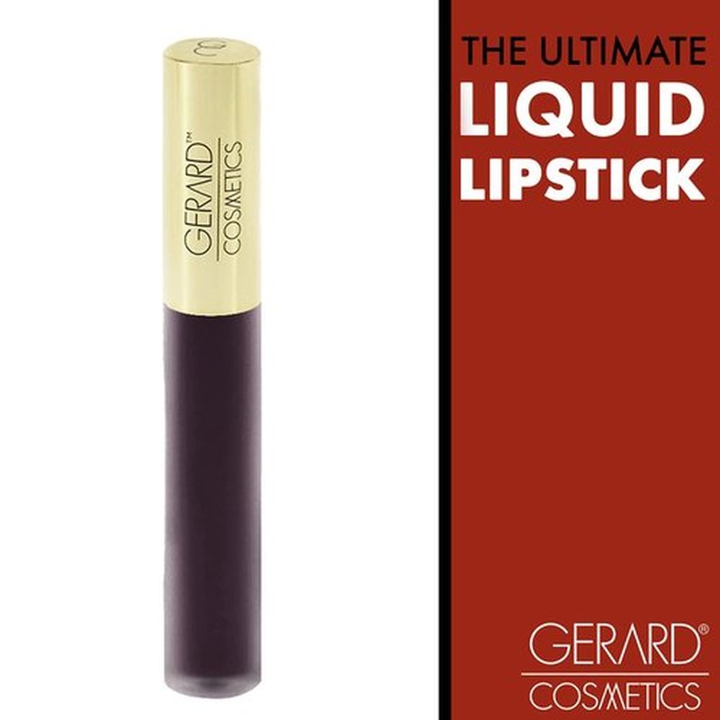Gerard Cosmetics HydraMatte Liquid Lipstick Knight Rider | Raven Lipstick with Matte Finish | Long Lasting and Non-Drying | Super Pigmented Fully Opaque Lip Color