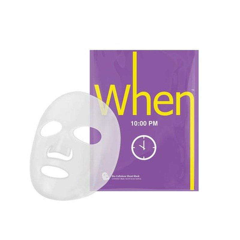 When Anti-Aging 10 PM Premium Bio-Cellulose Facial Sheet Mask (4 Pack)