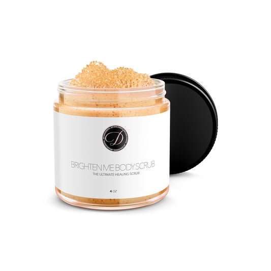 Brighten Me Scrub - Turmeric Sugar Scrub for Bikini Line & Inner Thighs | Fades Dark Spots & Ingrown Hairs (4 oz)