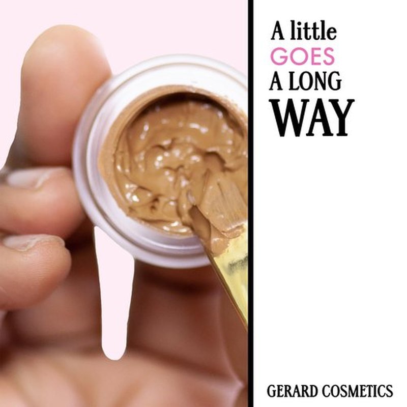 Gerard Cosmetics Clean Canvas Cocoa Eye Concealer and Base Smudge Proof | Makeup Primer and Eyeshadow Base | Made in the USA | Vegan Formula | Cruelty Free