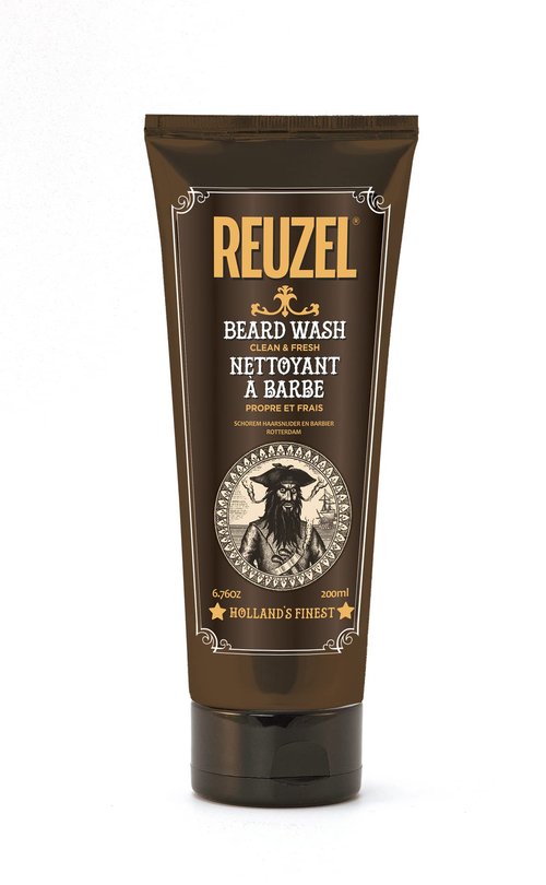 Reuzel Clean and Fresh Beard Wash, Men's Beard Wash, 6.76 oz