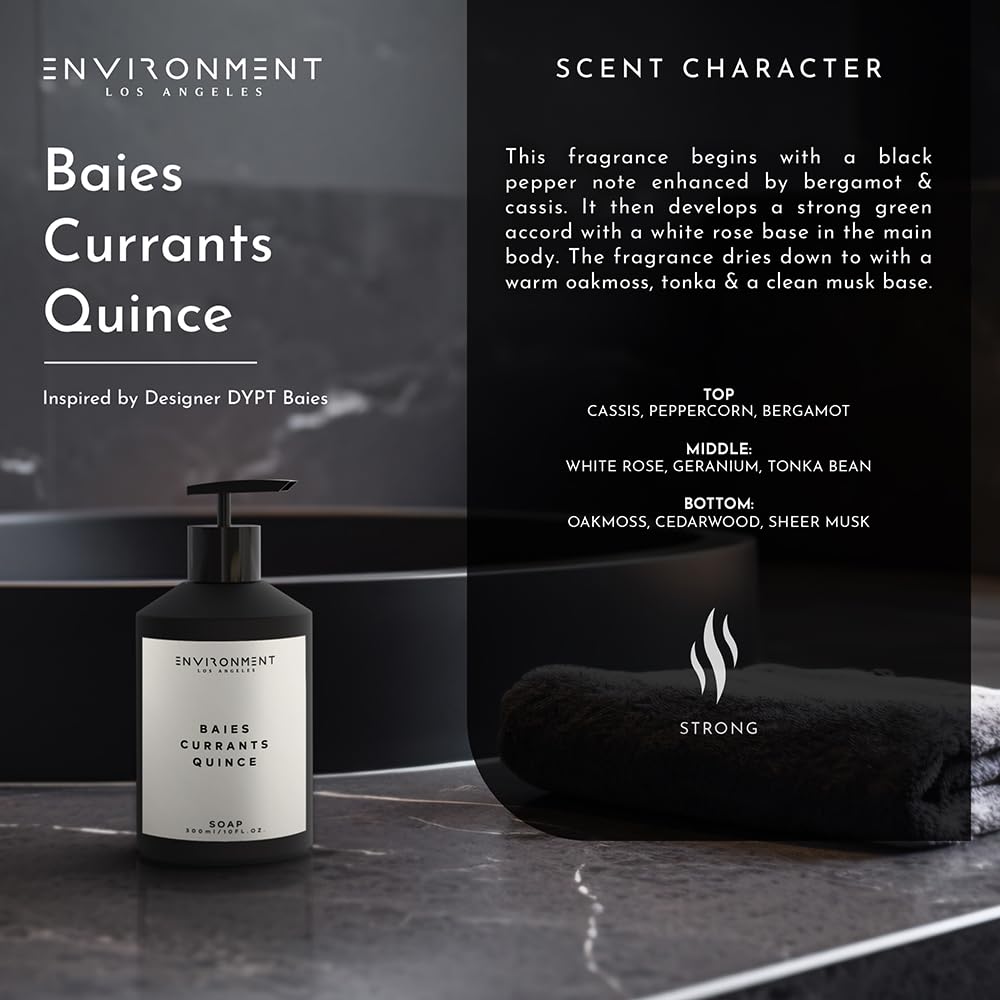 ENVIRONMENT Inspired by Designer Perfume BR540 Lotion, 300ml Luxury Scented Lotion (Amber Crystal | Vetiver | Oud Musk) Home Essentials, Kitchen & Bathroom Soap, Hand Wash, Vegan & Cruelty-Free