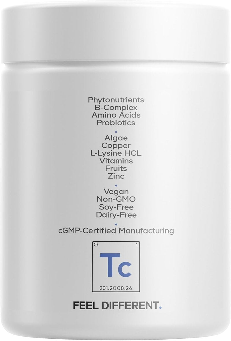 Teen Clearface Supplement for Oily Skin | Vitamins A, C, D3, E & Probiotics - 60 Capsules