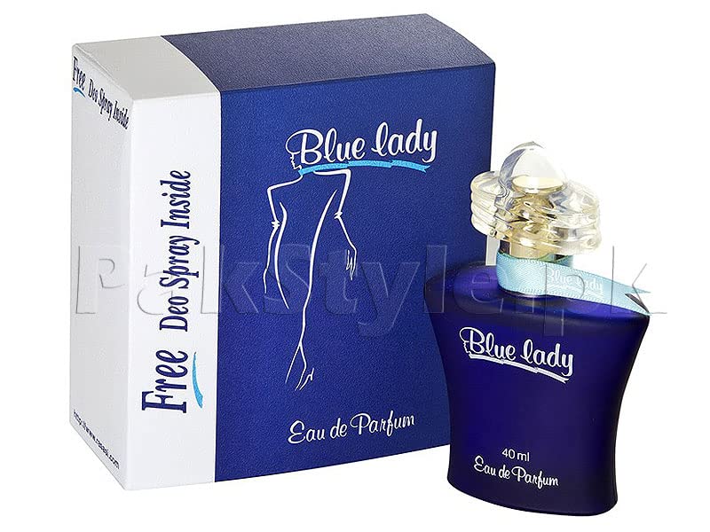 RASASI Blue 2-Piece Set For Women, (1.3 Oz Eau De Parfum Spray + 1.7 Oz Deodorant Spray)