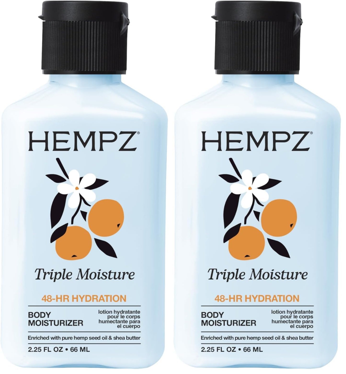 Hempz Sensitive Skin Herbal Body Moisturizer with Oatmeal, Shea Butter for Women and Men,2.25 oz. -Premium,Soothing Body Lotion with Hemp/Cocoa/Mango Seed for Dry Skin -Skin Care Products