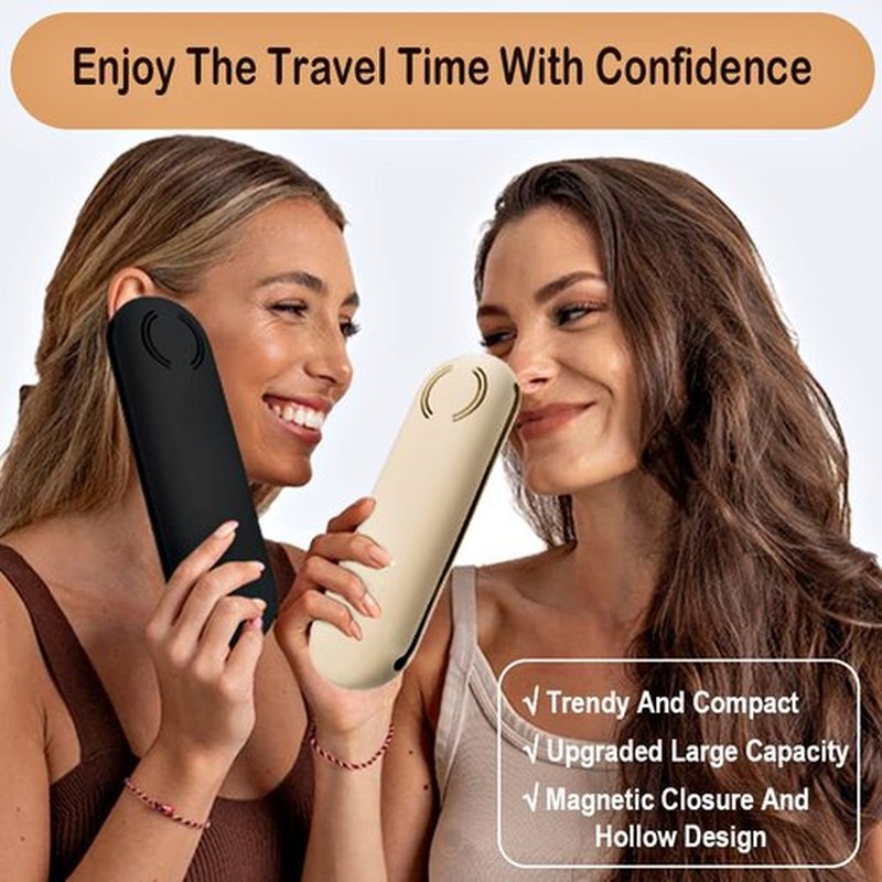 Travel Essentials Makeup Brush Holder, Portable Make Up Brush Organizer Travel Case, Silicone Makeup Brush Bag Small Pouch, Waterproof and Easy to Clean Cosmetic Brush Covers