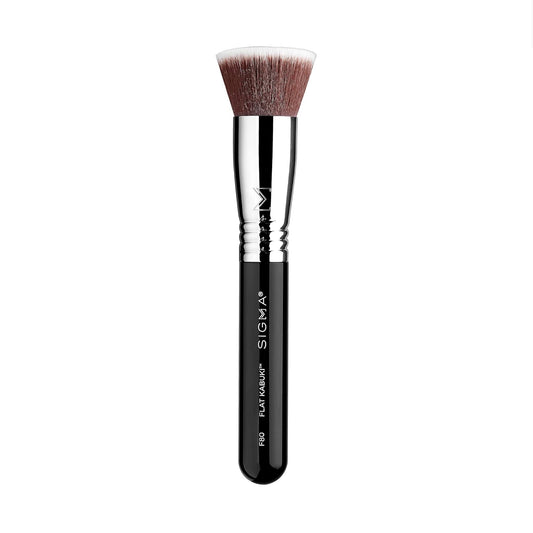 Sigma F80 Air Flat Kabuki Brush - Premium Synthetic Foundation Brush for Liquid & Cream Makeup