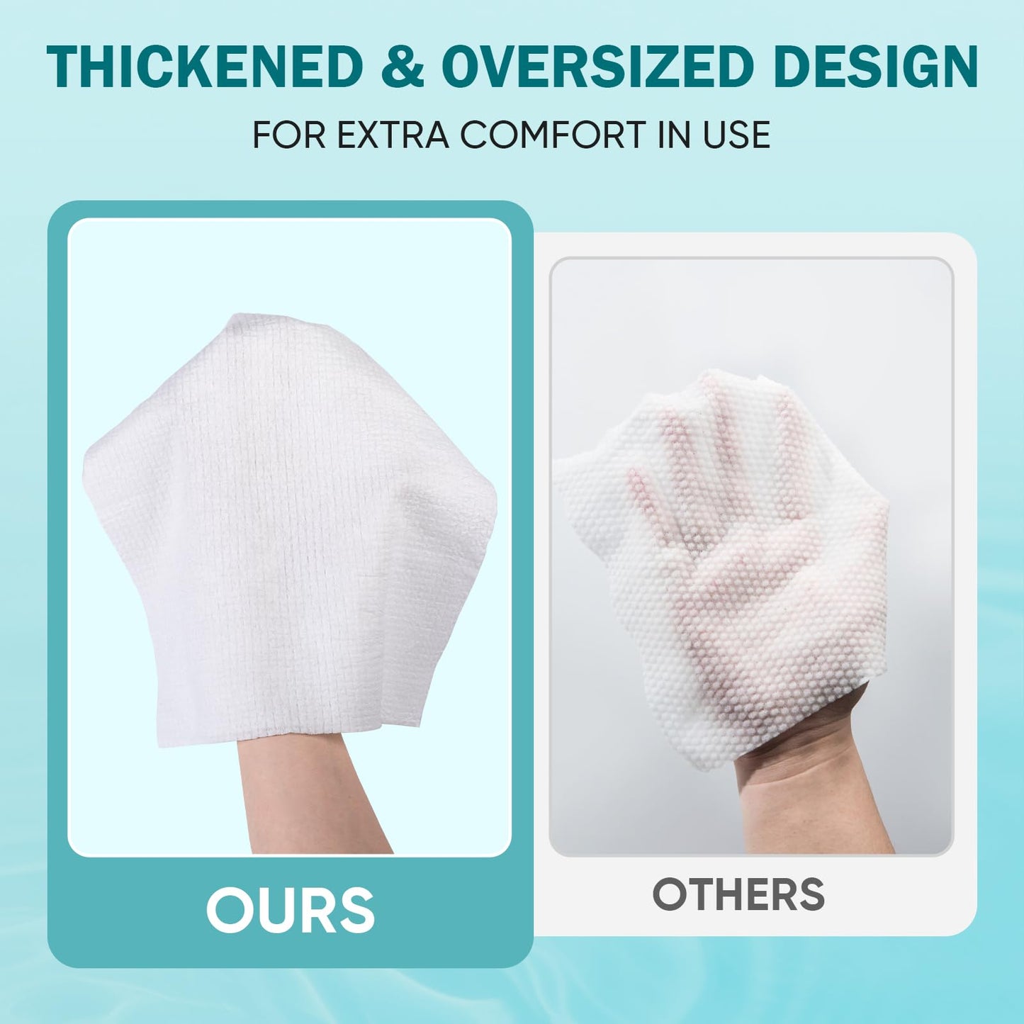 Treeroot 42 Pcs Disposable Compressed Towels, Disposable Washcloths for Adults, Disposable Towels for Travel, Thicker Super Absorbent Wash Cloths for Travel, Essentials for Outdoor Camping, Hiking