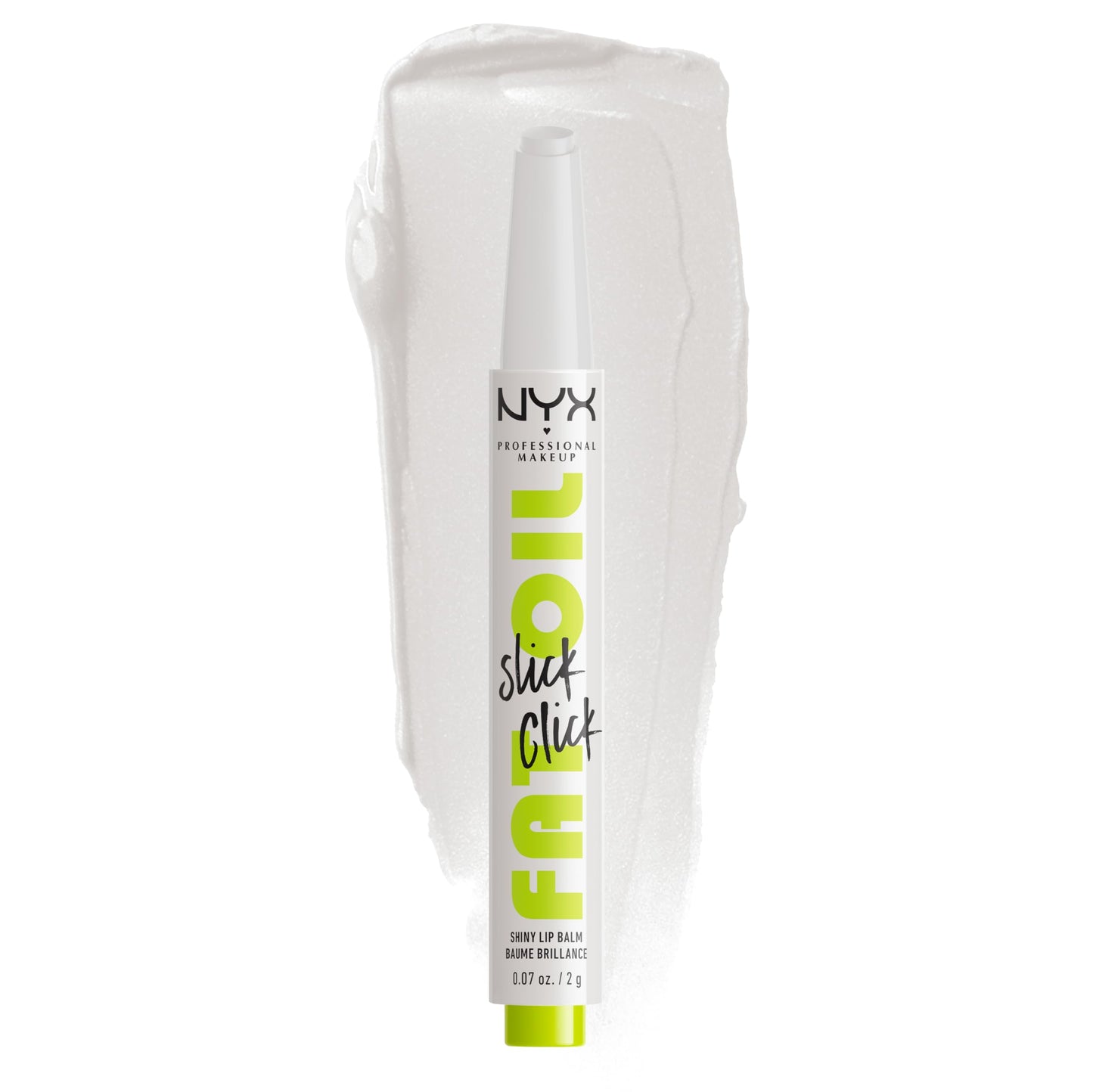 NYX PROFESSIONAL MAKEUP Fat Oil Slick Click, Lightweight, Buildable Pigmented Vegan Lip Balm - Going Live
