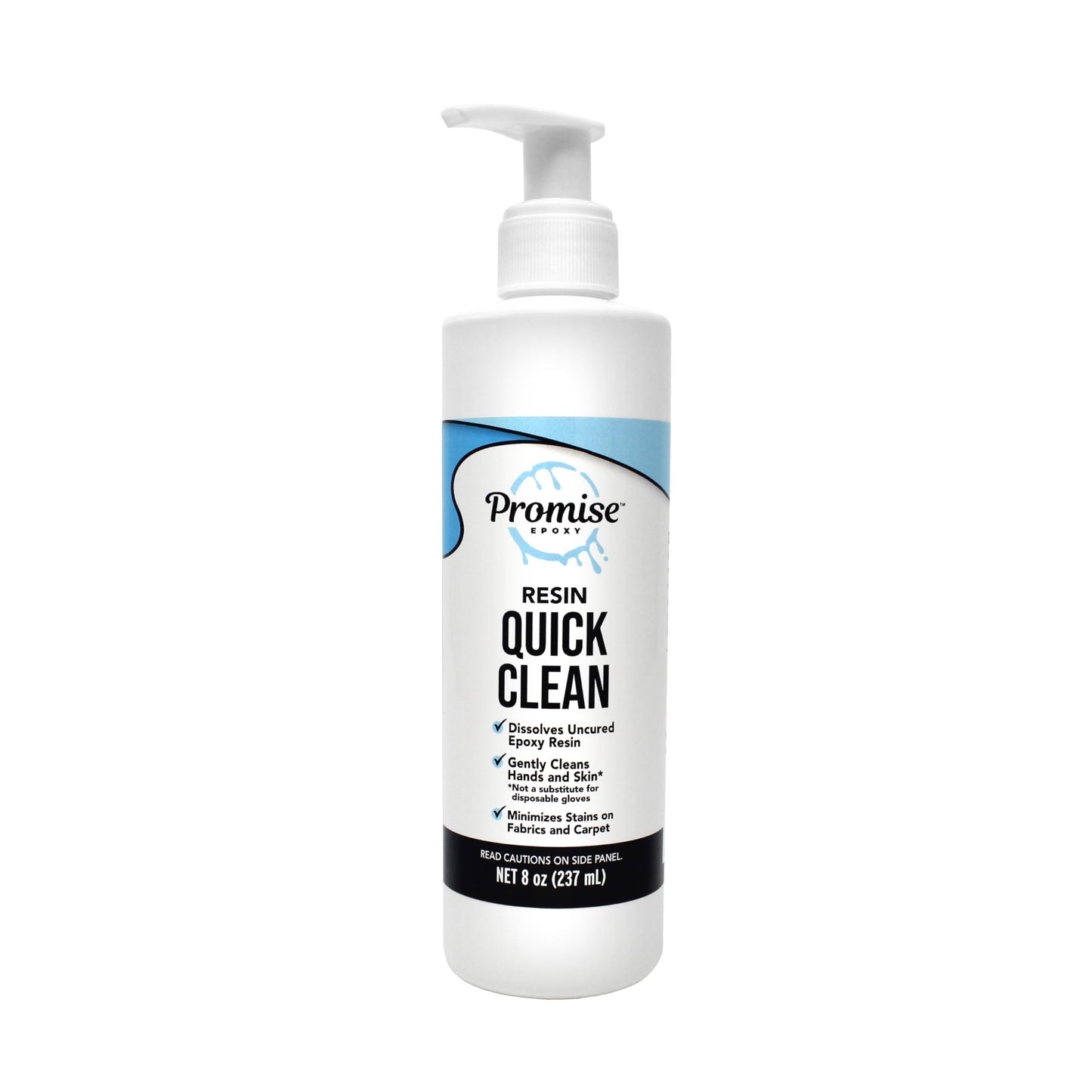 Promise Epoxy, Resin Quick Clean 8 Oz, Ideal for Removing Uncured Resin