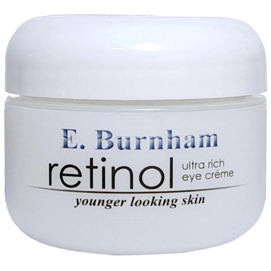 E. Burnham Retinol Ultra Rich Eye Créme 1 Oz. – Hydrating & Firming Eye Cream for Smoother, Brighter-Looking Under Eyes – Gently Softens the Look of Fine Lines