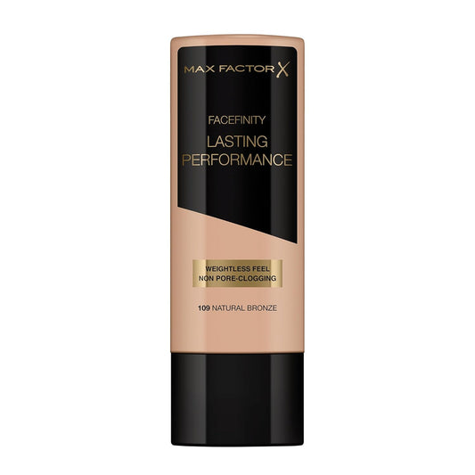 Max Factor Long Lasting Foundation - Natural Bronze Shade #109 | 35 ml Liquid Makeup