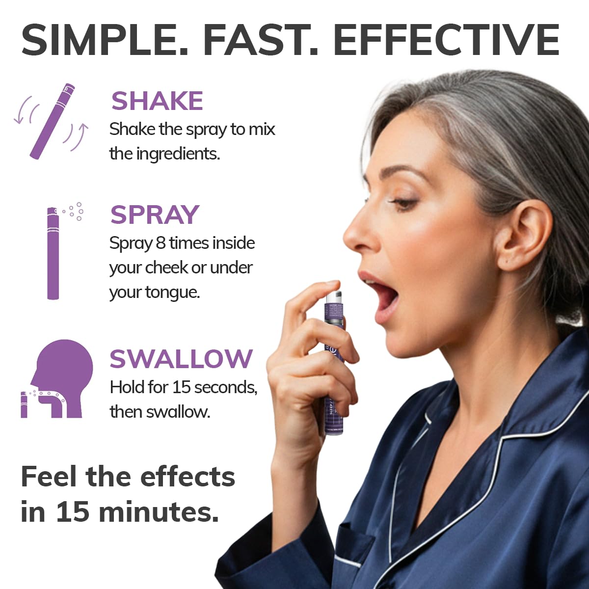 Can-i Menopause Supplements for Women – Perimenopause Supplements Women – Menopause Support when Facing Sleep Issues, Brain Fog, Fatigue & Hot Flashes – Fast-Acting Oral Vitamin Sprays – 480 Sprays