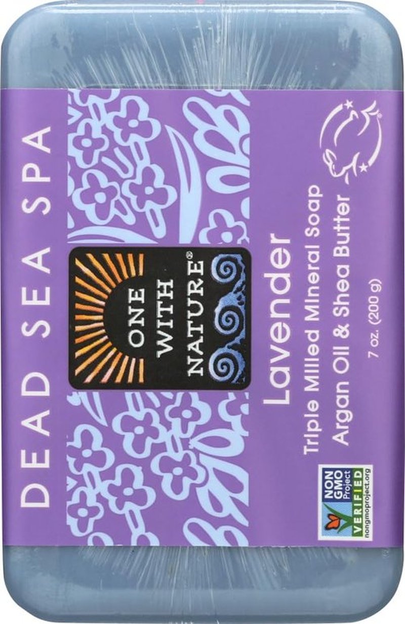 Dead Sea Minerals Soap, Shea Butter, Argan Oil, Magnesium, Sulfur, Minerals, All Skin Types, Problem Skin, Therapeutic, Natural, Vanilla Oatmeal, 7 Oz Bar (1 Pack)