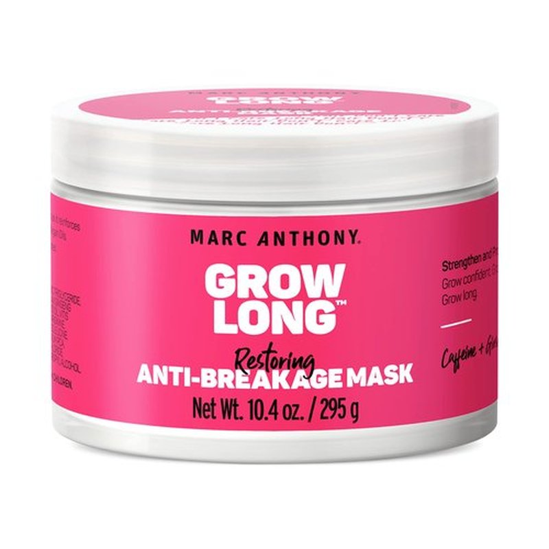 Marc Anthony Grow Long Scalp & Hair Serum Anti-Breakage Formula 2 fl oz & Mask 10.4 OZ Bundle