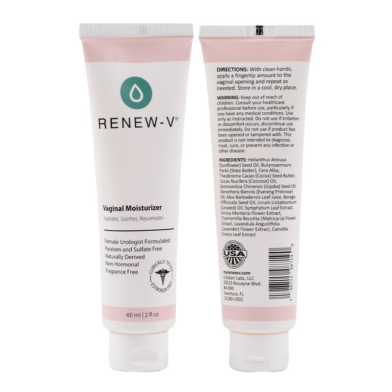 Natural Vaginal Moisturizer - Hormone-Free Vulva Balm for Dryness & Itching Relief | Unscented, Paraben-Free, 2 oz