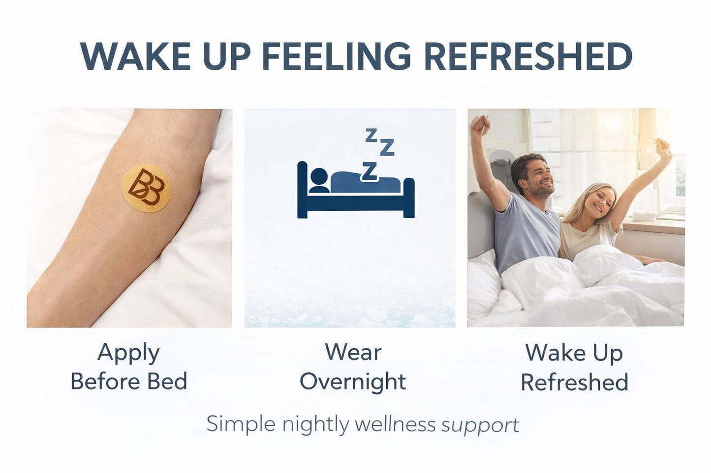 AVP Wellness Bounce Back Recovery Patch – Wake Up Refreshed After Drinking, 12 Topical Wellness Patches, No Pills, Water-Resistant, Made in USA