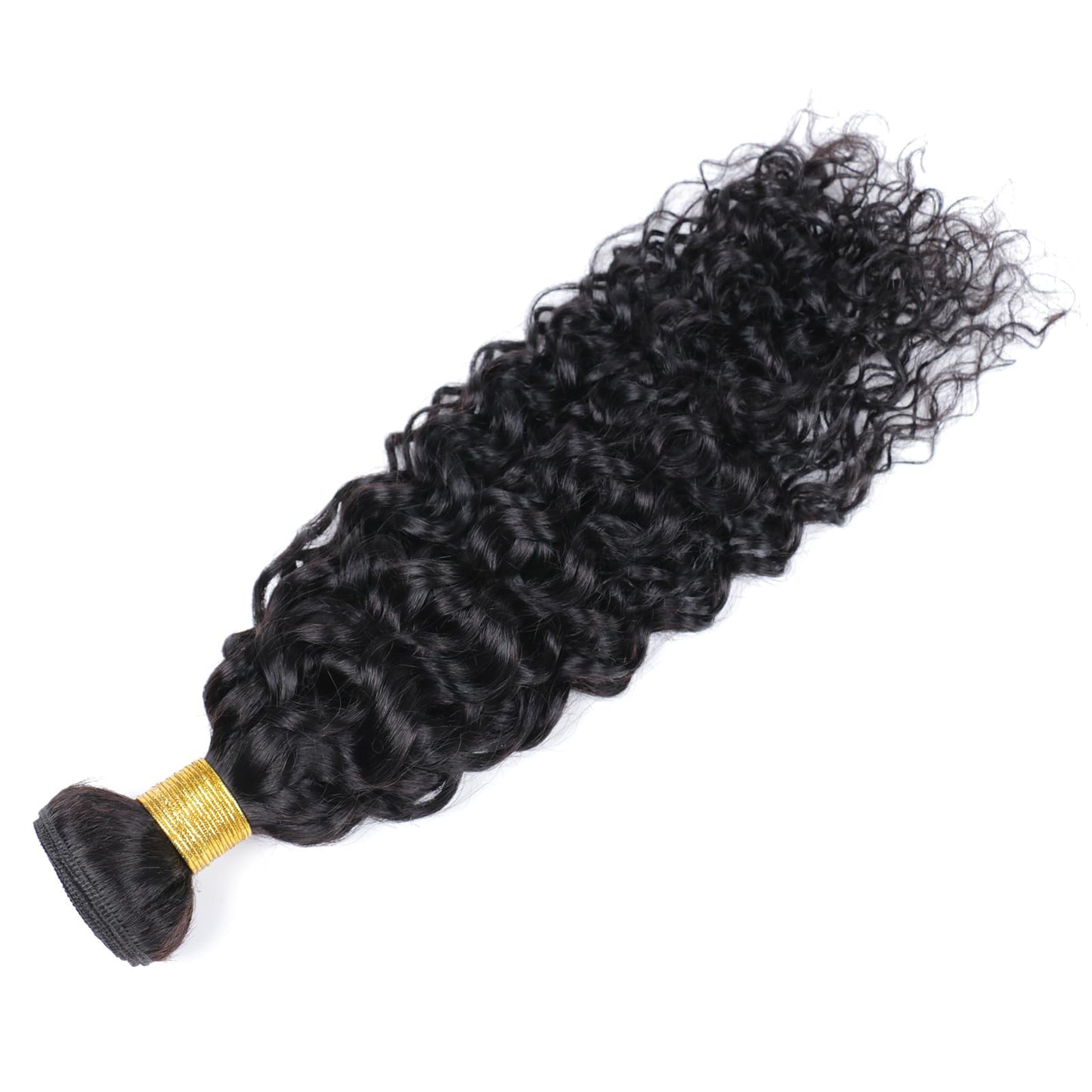 Viyaviya Brazilian Water Wave Human Hair 1 Bundles 18 Inch Wet and Wavy Human Hair Wavy Bundles 100% Unprocessed Brazilian Virgin Hair Curly Water Wave Bundles Hair Extensions Human Hair Bundles