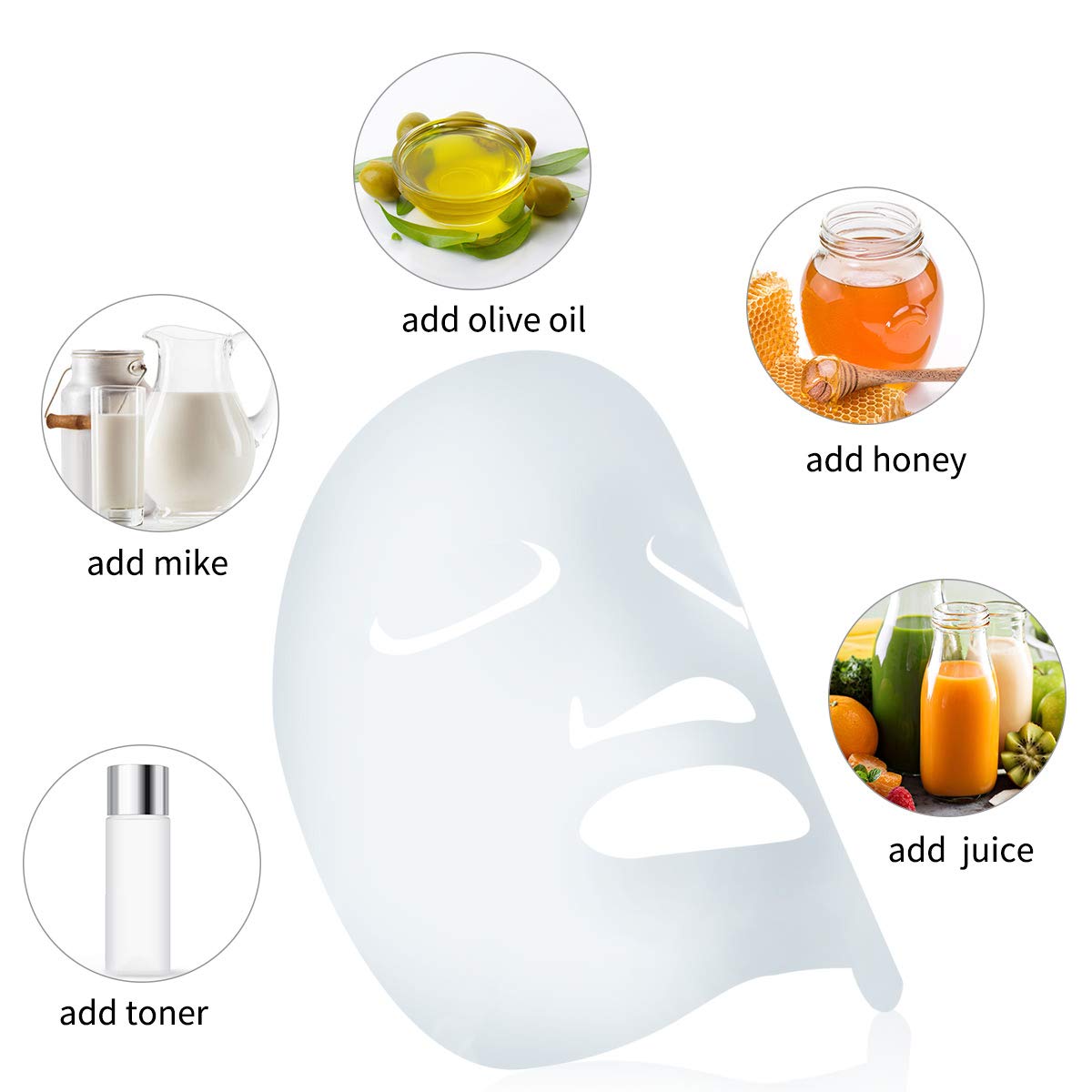 Pormasbenzer Natural 24Pcs DIY Compressed Facial Mask Cotton Face Mask Sheet Grain Skin Care Dry Sheet Mask Paper Face Cotton Mask Sheet with Free