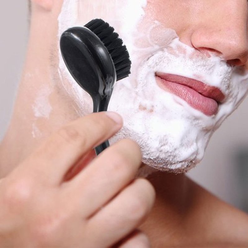 4 Pcs Large Face Scrubber, Beomeen Facial Cleansing Brush Charcoal Black Bristles Exfoliator Soft Brush with Lid for Gentle Deep Cleansing and Exfoliating