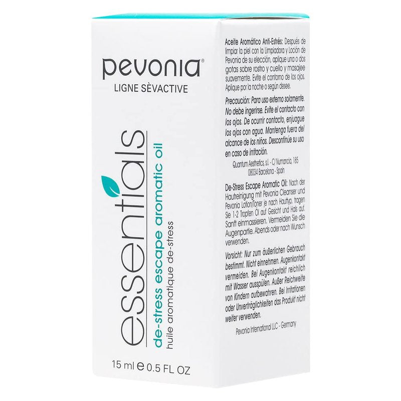 Pevonia De-Stress Escape Aromatic Oil - Relaxing Essential Oil Blend | 0.5 fl. oz.