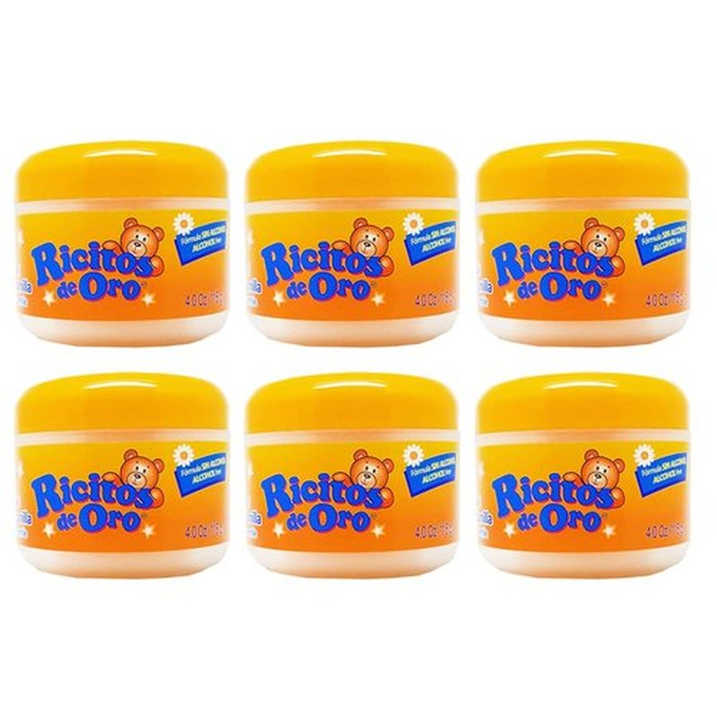 Ricitos De Oro Styling Gel Chamomile Manzanilla 4.0 Oz (115g) - Pack of 6