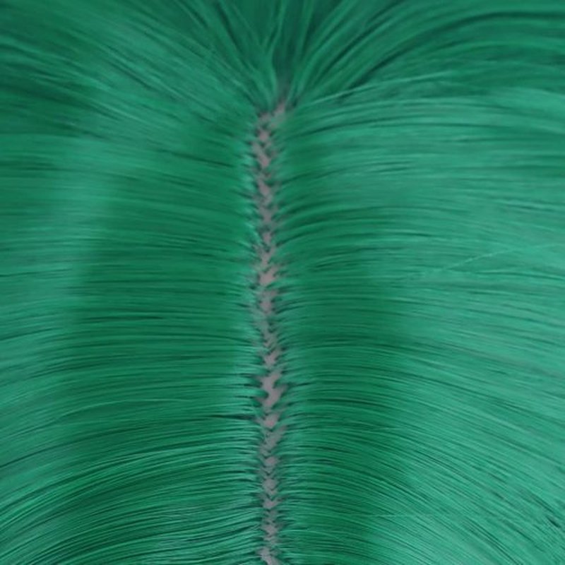 BERON 14 Inches Emerald Green Wig for Women Short Curly Wig Green Wig with Bangs Bob Wig Green Wigs for Daily Party Wig Cap Include
