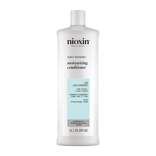 Nioxin Scalp Recovery Moisturizing Conditioner | For Itchy, Flaky Scalp | Anti-Dandruff | Formulated with Pyrithione Zinc & Strengthening Amino Acids